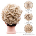 Large Comb Curly Synthetic Chignon Updo Cover Hairpiece
